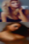 Horny women train